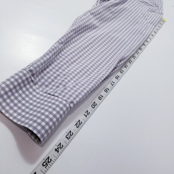 Untuckit Plaid Print Button Front Long Sleeves Collared Shirt - Picture 9 of 11